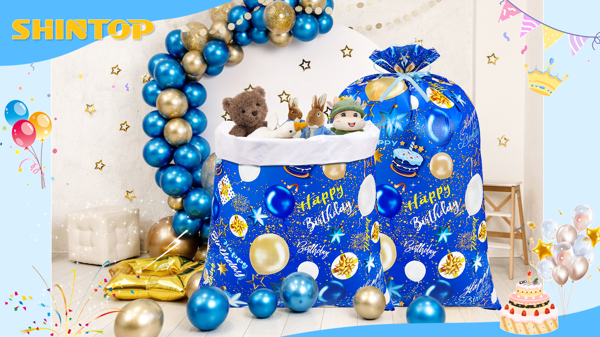 Shintop Extra Large Christmas Gift Bags,4pcs Nigeria