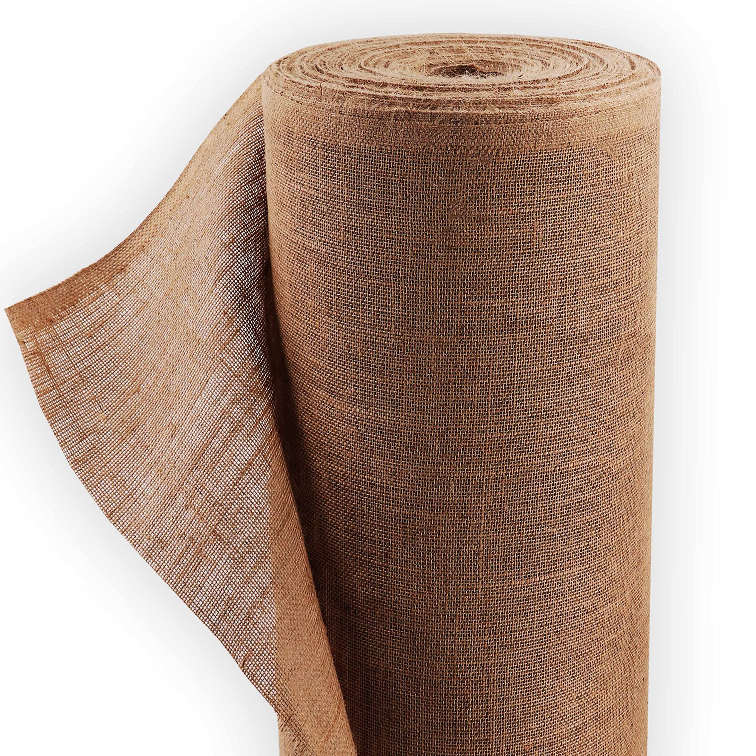 Aquagart 30 m x 1 m, tejido de yute, 305 g/m², tela de yute para decoración de casa y jardín, arpillera para plantas, protección de invierno, tejido natural, protección de raíces