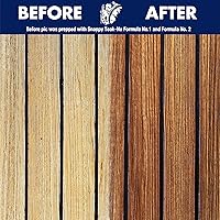 Vista 4 de Snappy Teak-Nu - Aceite de teca marina de alta calidad, color dorado natural, fórmula avanzada de polímero de aceite Tung, el mejor sellador