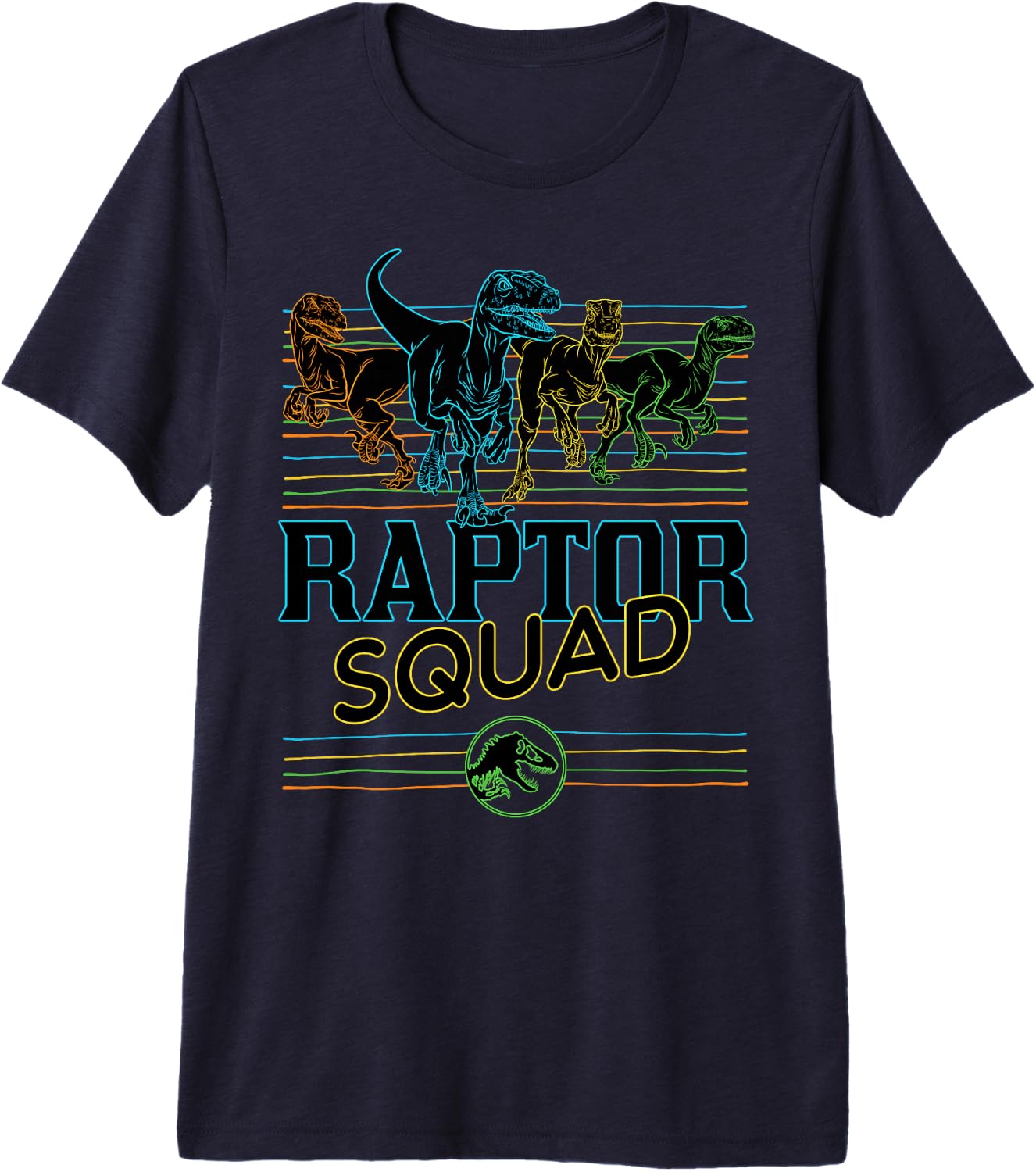 Jurassic World: Camp Cretaceous Raptor Squad Premium Tri-blend T-Shirt