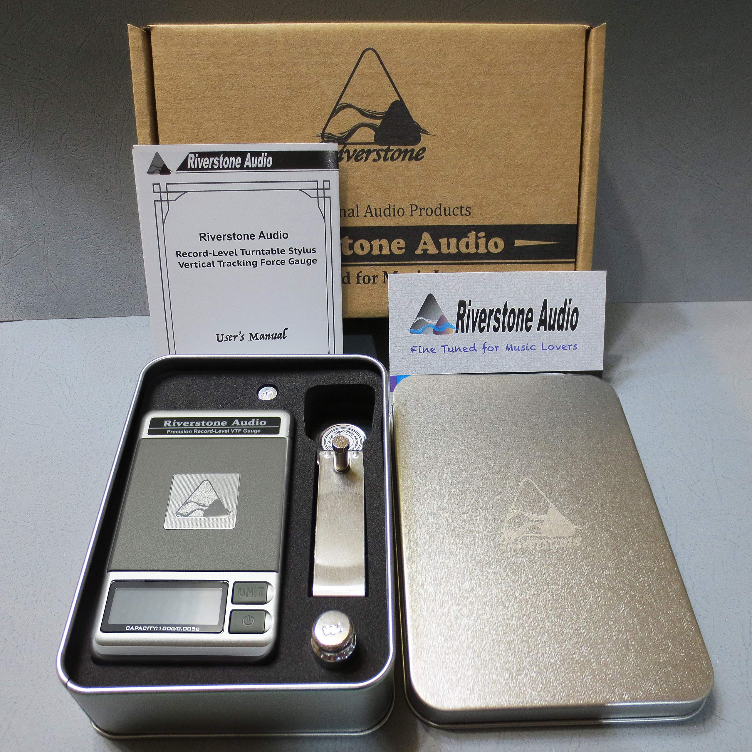 Precision RECORD LEVEL Turntable Stylus Tracking Force Pressure Gauge / Scale 100g, 0.005g Resolution