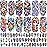 FANRUI 65 Sheets Watercolor Peony Rose Floral Temporary Tattoos For Women Arm Shoulder, Groovy Compass Flower Fake Tattoo Owl Blue Tribal Eye Skull Tiger, Long Lasting Tatoos Sleeve Angel Girls Adults