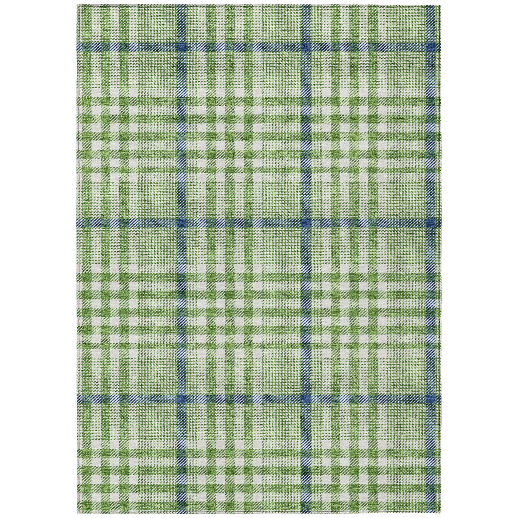 Addison Rugs Chantille ACN1054 Green 3' x 5' Indoor Outdoor Area Rug, Easy Clean, Machine Washable, Non Shedding, Bedroom, Entry, Living Room, Dining