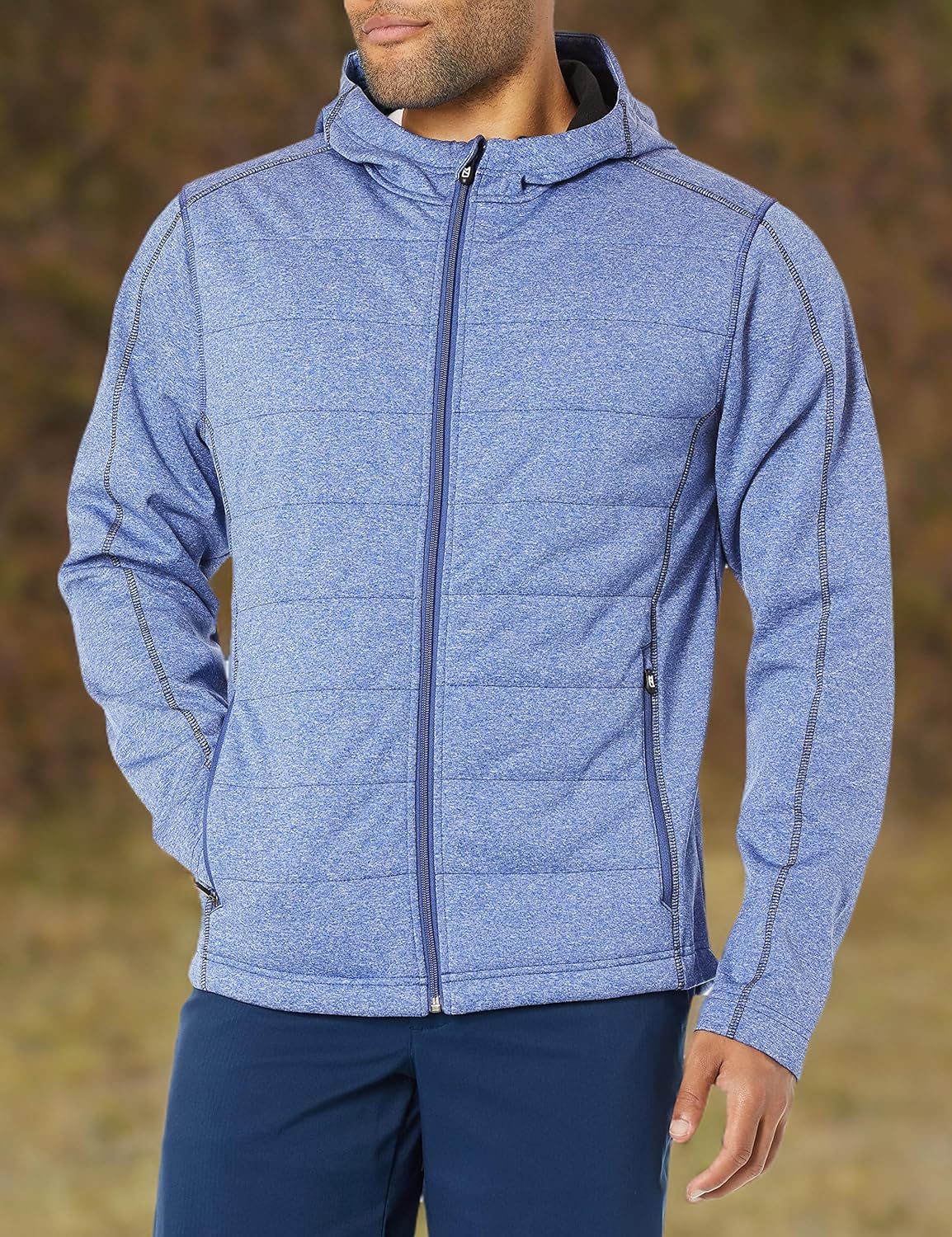 Cutter & Buck mens Insulated and Quilted Altitude Full Zip Hooded Fleece Jacket - Image 3