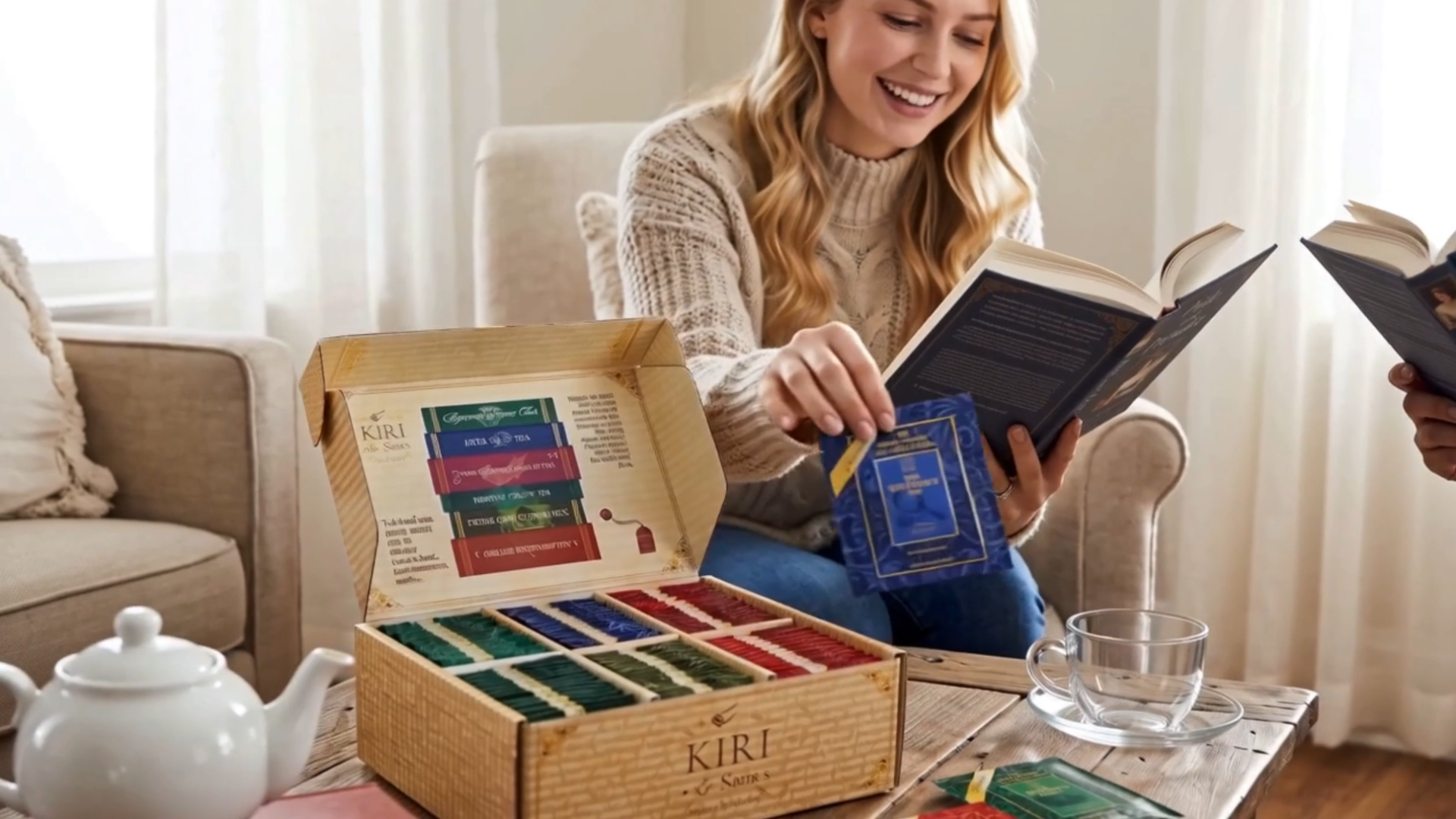 Amazon.com : Book Lovers Tea Collection Assorted Premium Tea Bags