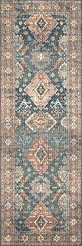 Miniatura 6 de Loloi II Colección Skye SKY-10 -Camino tradicional de 2 pies 6 pulgadas x 10 pies, océanoladrillo