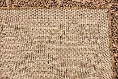 Miniatura 10 de Unique Loom Alfombra Colección enrejado Marroquí Celosía Transicional Interior y Exterior, Polipropileno