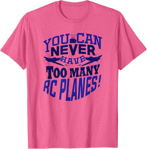 Miniatura 23 de RC Plane You Can Never Have Too Many RC Aviones Hobby Lover - Camiseta, gris, S Gris Oscuro,Blanco,Azul Pastel,Rojo,Hierba,Verde Kelly,Limón,Gris