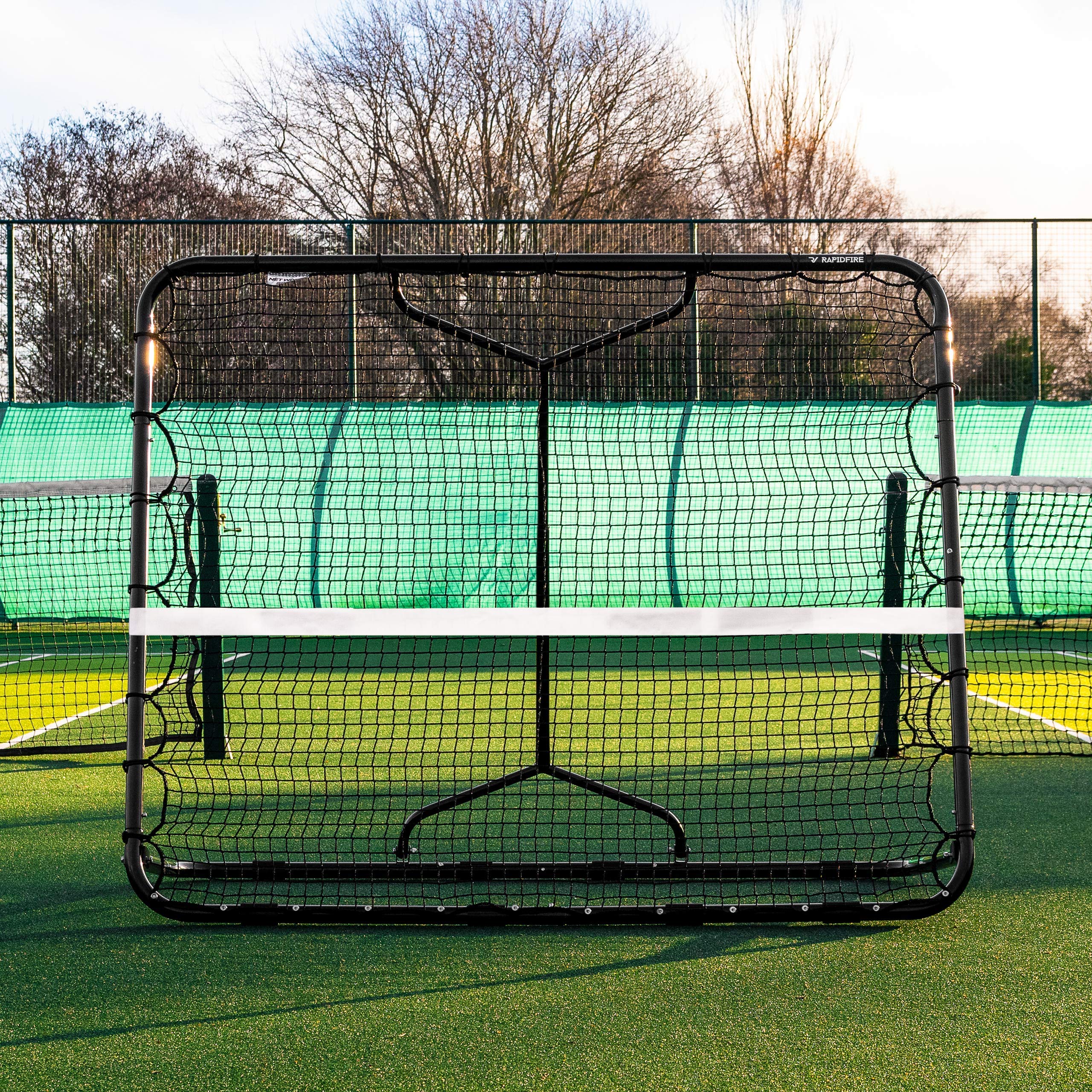 RapidFire Mega Red de Rebote de Tenis | Muro Reboteador para Entrenamientos (Dos Tamaños)