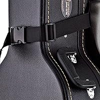 Vista 7 de Hardshell Case Deluxe - Correas de mochila con cojín ergonómico para la espalda, lleva tu funda rígida como una bolsa de concierto, color negro