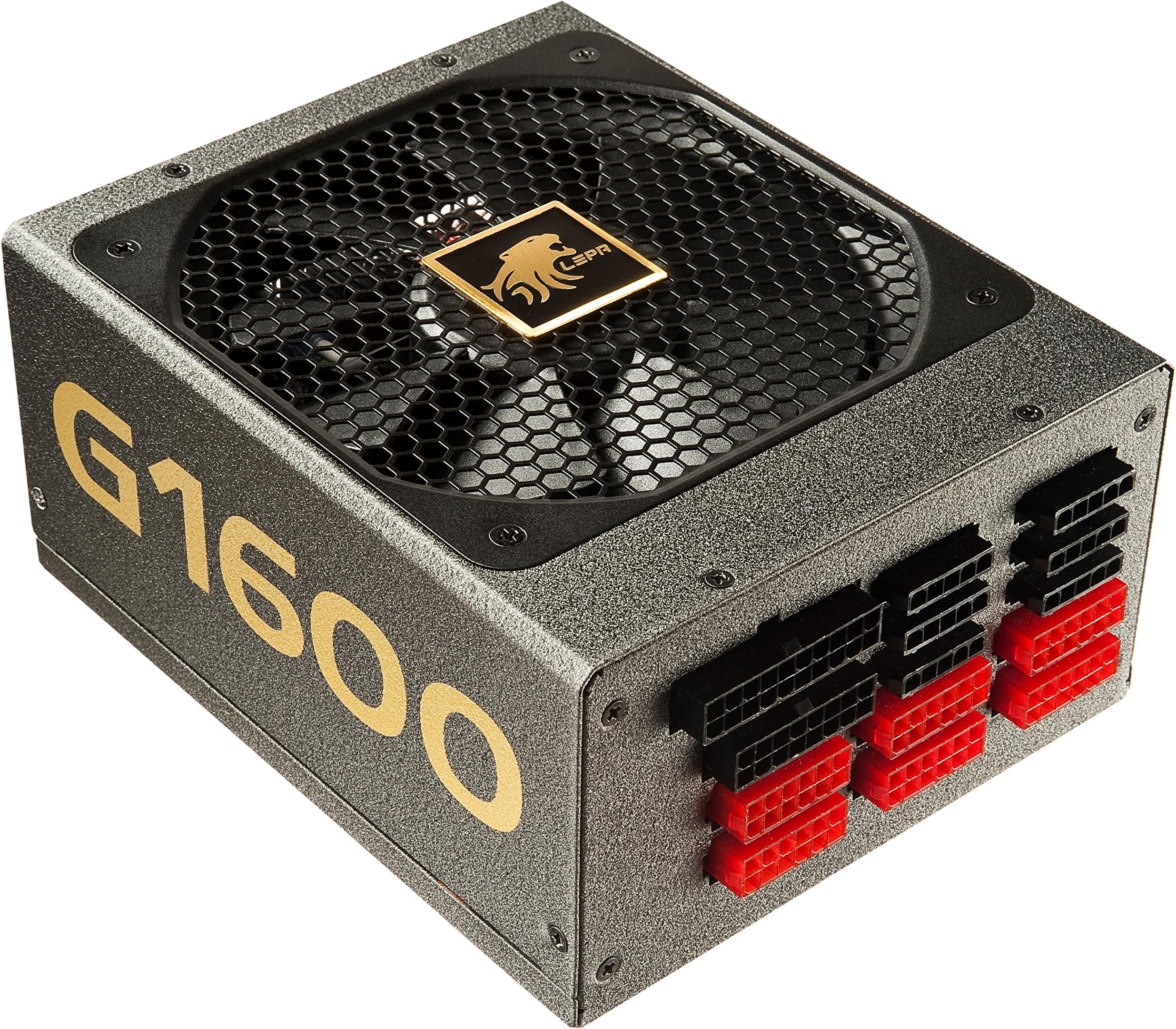 LEPA G Series1600W 80+ Gold Certified Full Modular ATX12V/EPS12V Power Supply SLI and CrossFire Ready 180mm (G1600-MA)