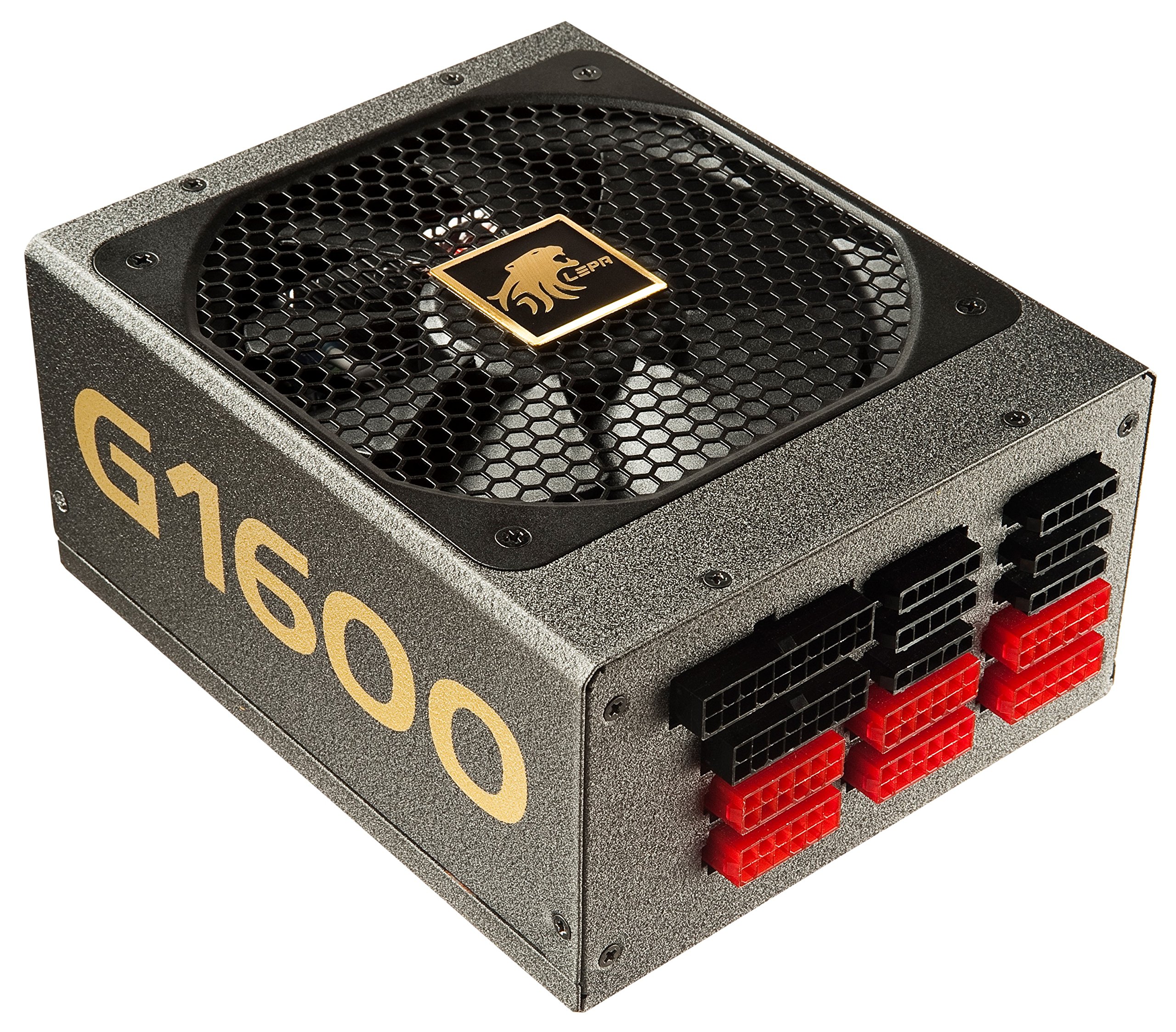 LEPA G Series1600W 80+ Gold Certified Full Modular ATX12V/EPS12V Power Supply SLI and CrossFire Ready 180mm (G1600-MA)