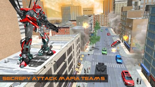 Helicóptero voando robô jogo de transformação para crianças - guerra final do tanque 2018
