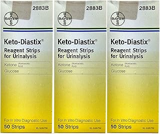 Keto-Diastix Reagent Strips-Urinalysis, 50 Each (Pack of 3)