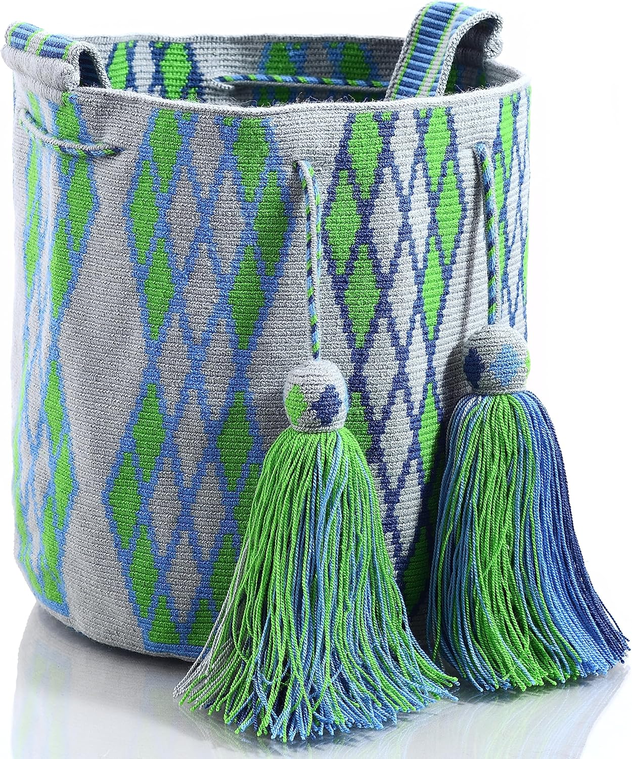 WYOU Designer Mystica 1111 Collection Wayuu Hand-Crochet Woven Bag - Boho Crossbody, Colorful Purses for Women - 1Thread