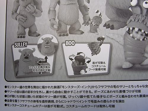 Miniatura 5 de Revoltech - Figura de acción de la colección de figuras de Disney Pixar de Monsters, Inc James P. Sullivan