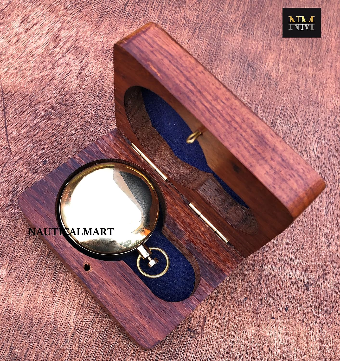 Brass Compass Handmade Push Button Direction Pocket Compass for Birthday Gift, Baptism Gift, Wedding Gift, Best Man Gift, Valentine’s Day Gift