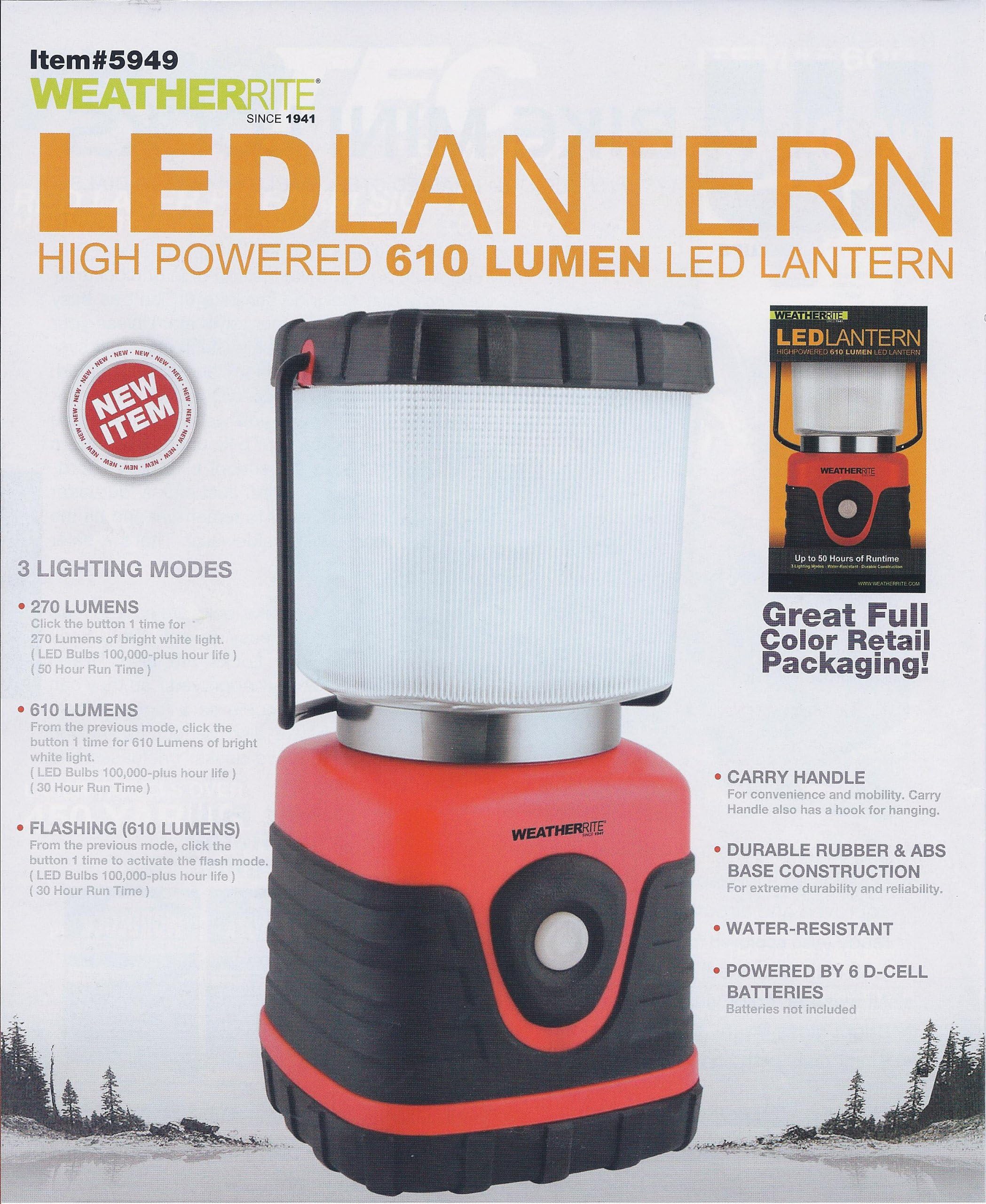 610 Lumen Highpowered LED Lantern 5949