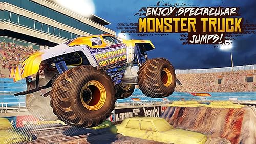 Monster Truck Hot wheels drive ahead race off monster truck stunts car racing drifting - euro truck