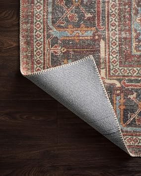 Loloi Loren Brick/Midnight 18 x 18 Sample Rug