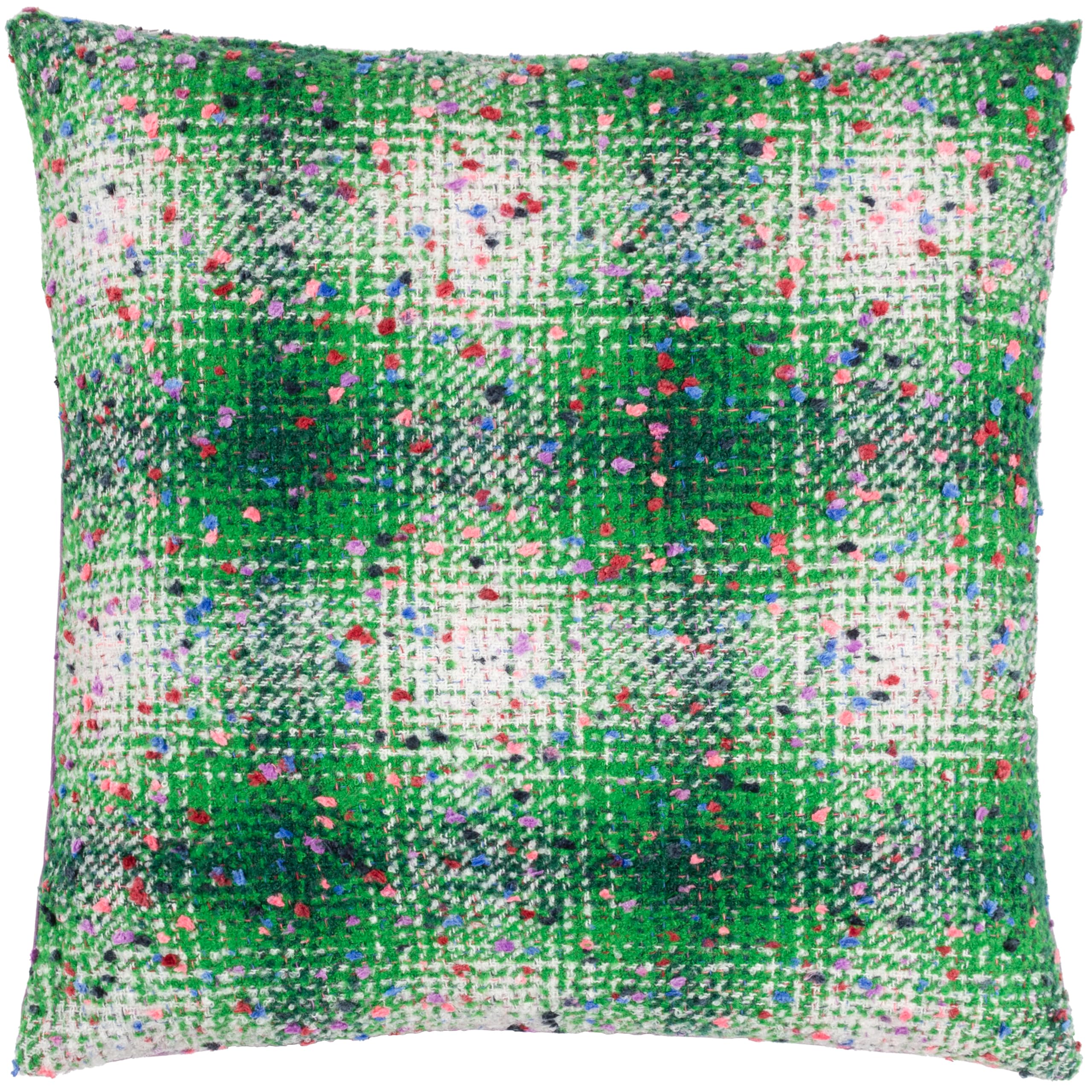 Heya Home Connie Check Feather Filled Cushion
