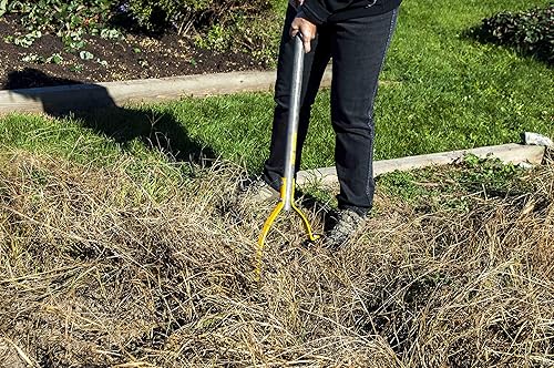 Miniatura 5 de Rastrillo para paja templado auténtico 15 pulgadas, desmalezadora deluxe