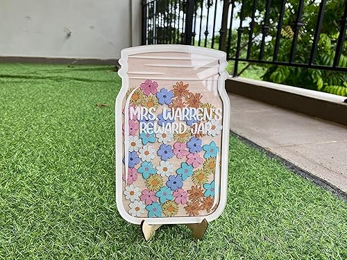 Tarro de recompensa magnético personalizado para tablero del aula, tarro de recompensa para niños, sistema de recompensa de tarro de estrella, tarro