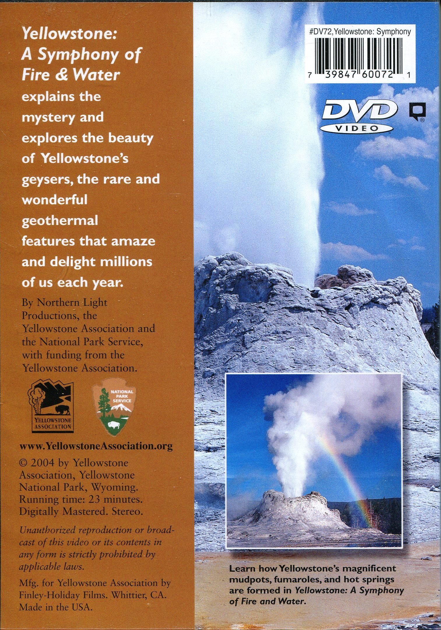 Libro de Yellowstone de paisajes naturales para decorar tu salón y mesa de centro