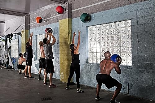 Miniatura 4 de RAGE Fitness - Bolas medicinales suaves de 10.0in, bola de pared, entrenamiento de crossfit, hecho a mano con costuras reforzadas, fabricado en