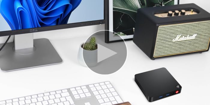 TRIGKEY S5 Mini PC, Ryzen 7 5800H (8C/16T, Up to 4.3GHz), 32G DDR4