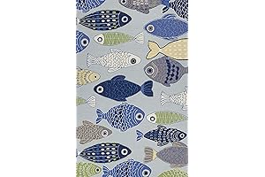 Cove Nautical Novelty Fishing Rug