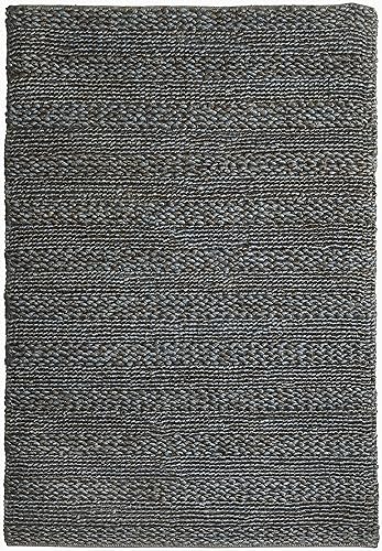 Vista 24 de Fab Habitat Alfombras de cáñamo y lana, hechas a mano, suaves al tacto natural bajo los pies, duradera, tejido texturizado, alfombra