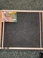 Frost King AWS1837 Adjustable Window Screen - 18in High, Fits 21-37in Wide, Bright Mesh, Made in USA
