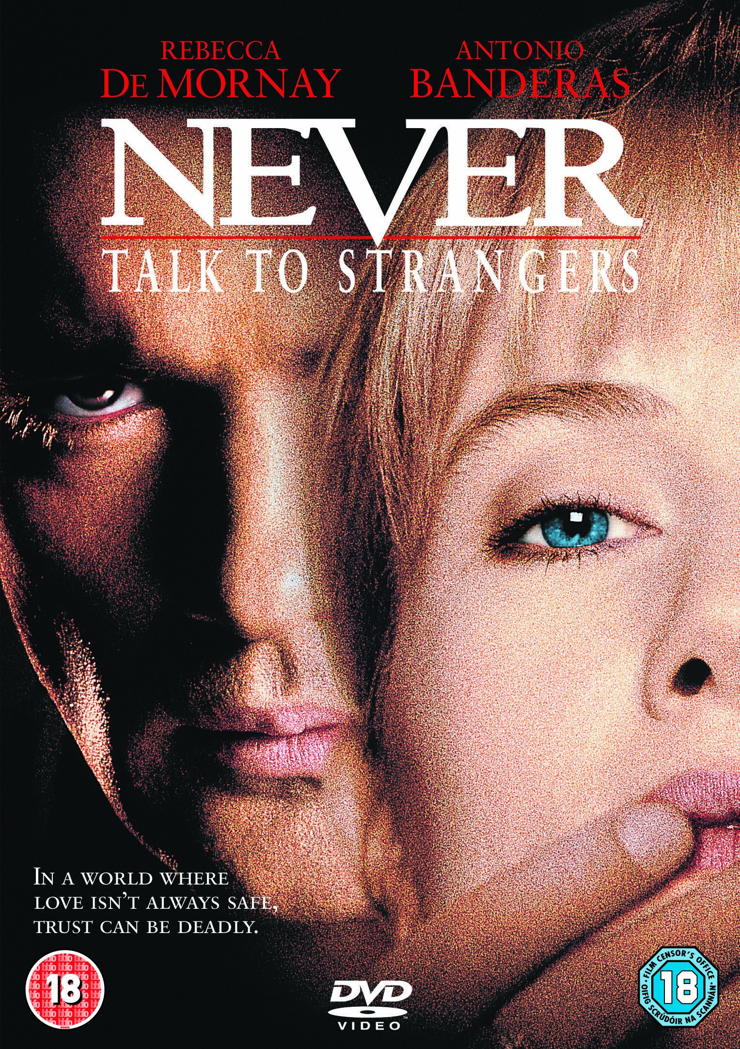 Never Talk to Strangers película DVD Reino Unido suspense 1995