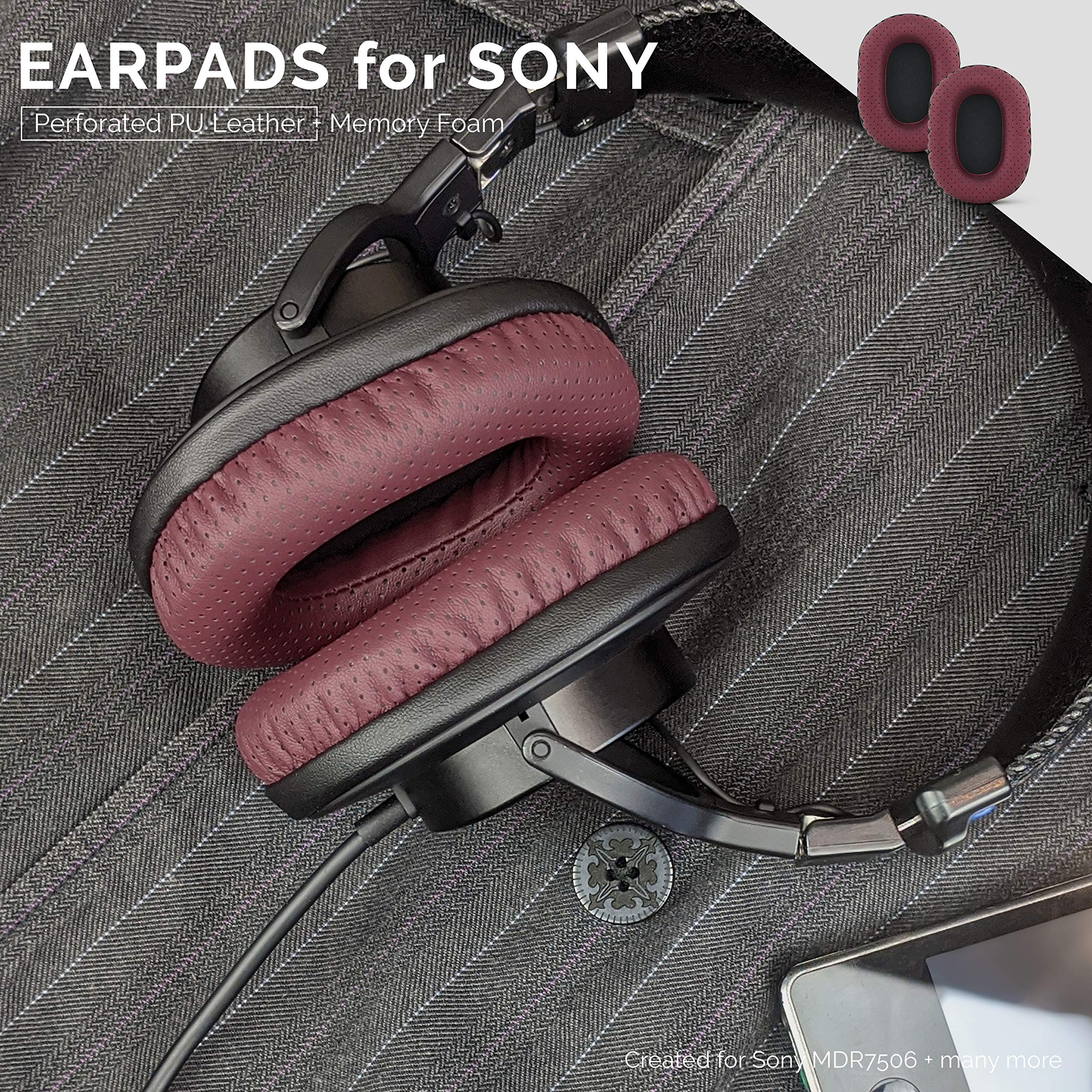 Amazon.co.jp: Brainwavz イヤーパッド Sony MDR 7506 - V6 - CD900ST