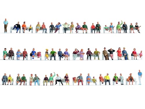 Noch 18402 Mega Economy Set Sitting People, Coloured