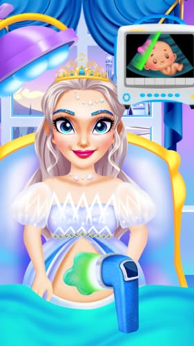 My Newborn Baby Ice Princess & Mommy Care