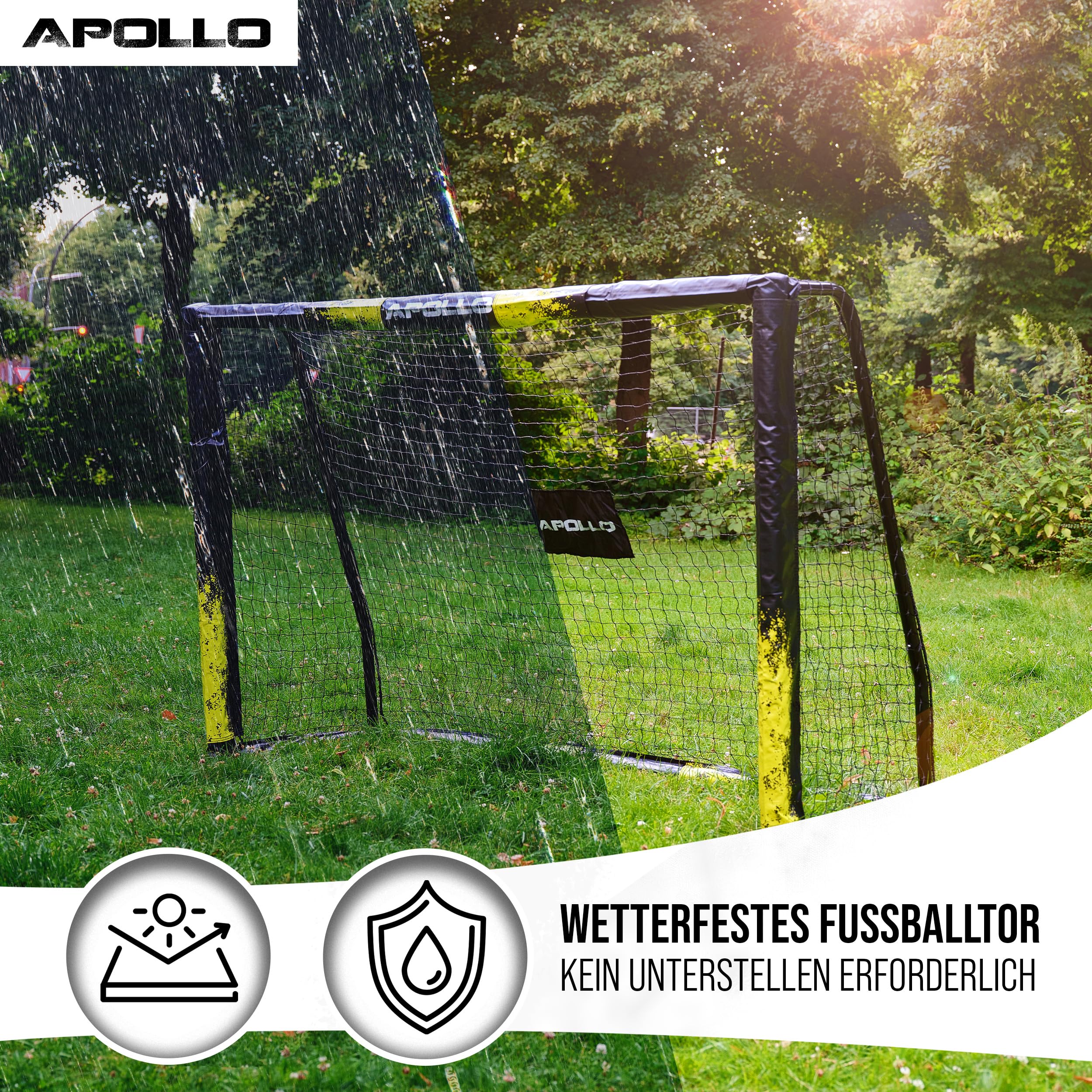 But de Football Apollo Goal Master 300 cm pour Enfants Adultes Jardin