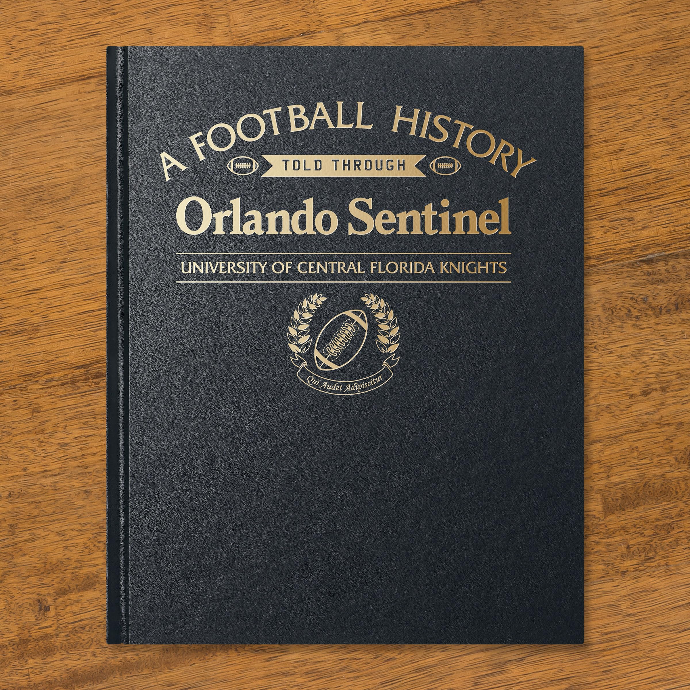 Signature Gifts Florida College Football - Libro de historia de periódicos personalizado, tamaño A3, tapa dura de lujo, para fanáticos del fútbol universitario, alumnos, regalo de recuerdo para