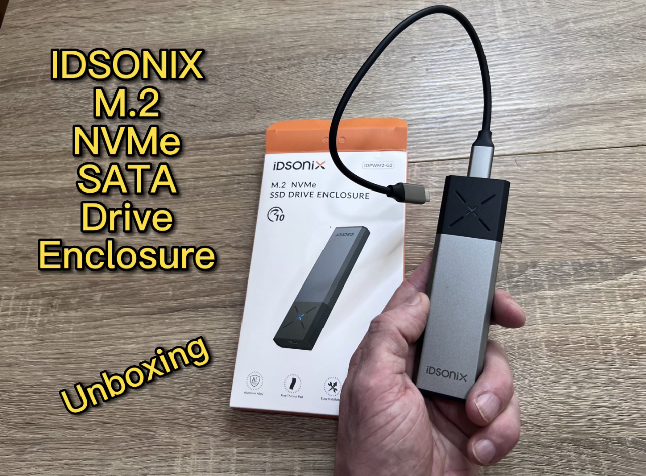 Watch Unboxing Review iDsonix M.2 NVMe SATA SSD Drive Enclosure on