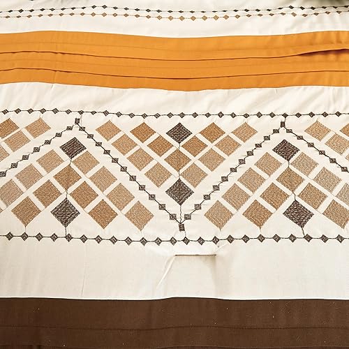 Miniatura 9 de Chezmoi Collection Basa - Juego de edredón de 7 piezas con estampado de animales de jirafa y cebra, color negro y tiza, tamaño Queen