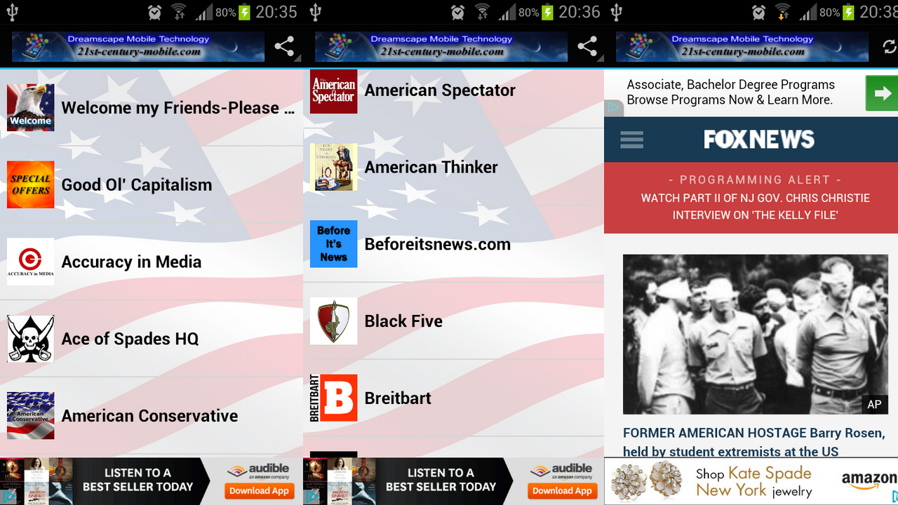 My Conservative News App on Amazon Appstore
