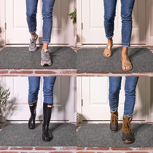 Miniatura 7 de Mohawk Home Tapete utilitario azul marino sólido (2 x 3 pies), perfecto para garaje, entrada, porche y cuarto de servicio