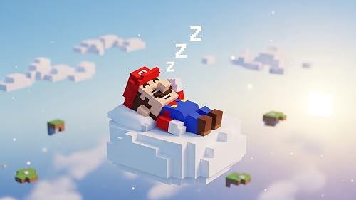 Sleepy Pixel Mario: Cozy Block Dreams Screensaver – vue 8