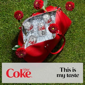 Diet Coke Soft Drink Cans, 24 x 330 mL, Gluten free