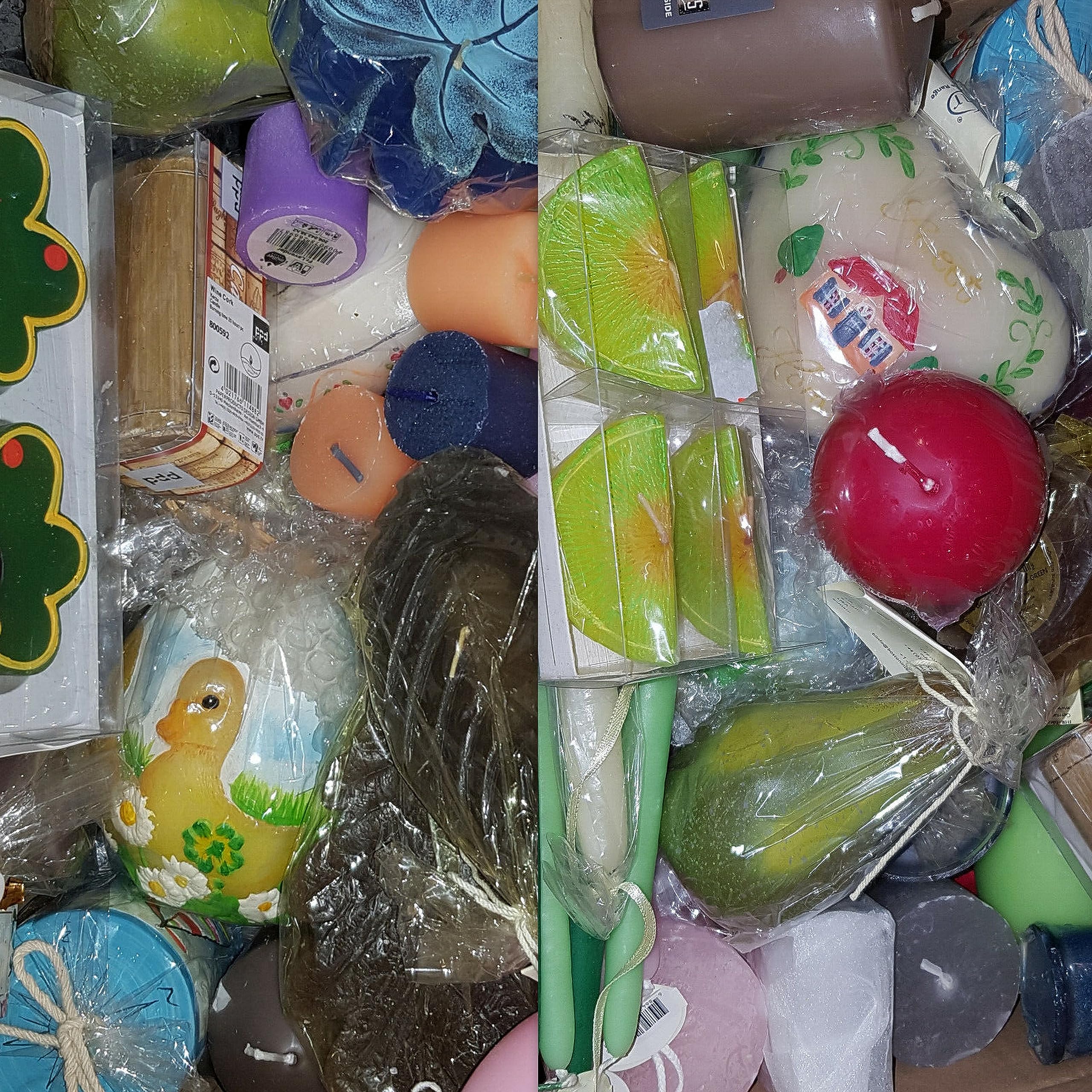 10 kg Witap Kerzen 2. Wahl Stumpenkerzen Dekokerzen Teelichte Duftgläser Spitzkerzen Überraschung Kerzenpaket bunt gemischt