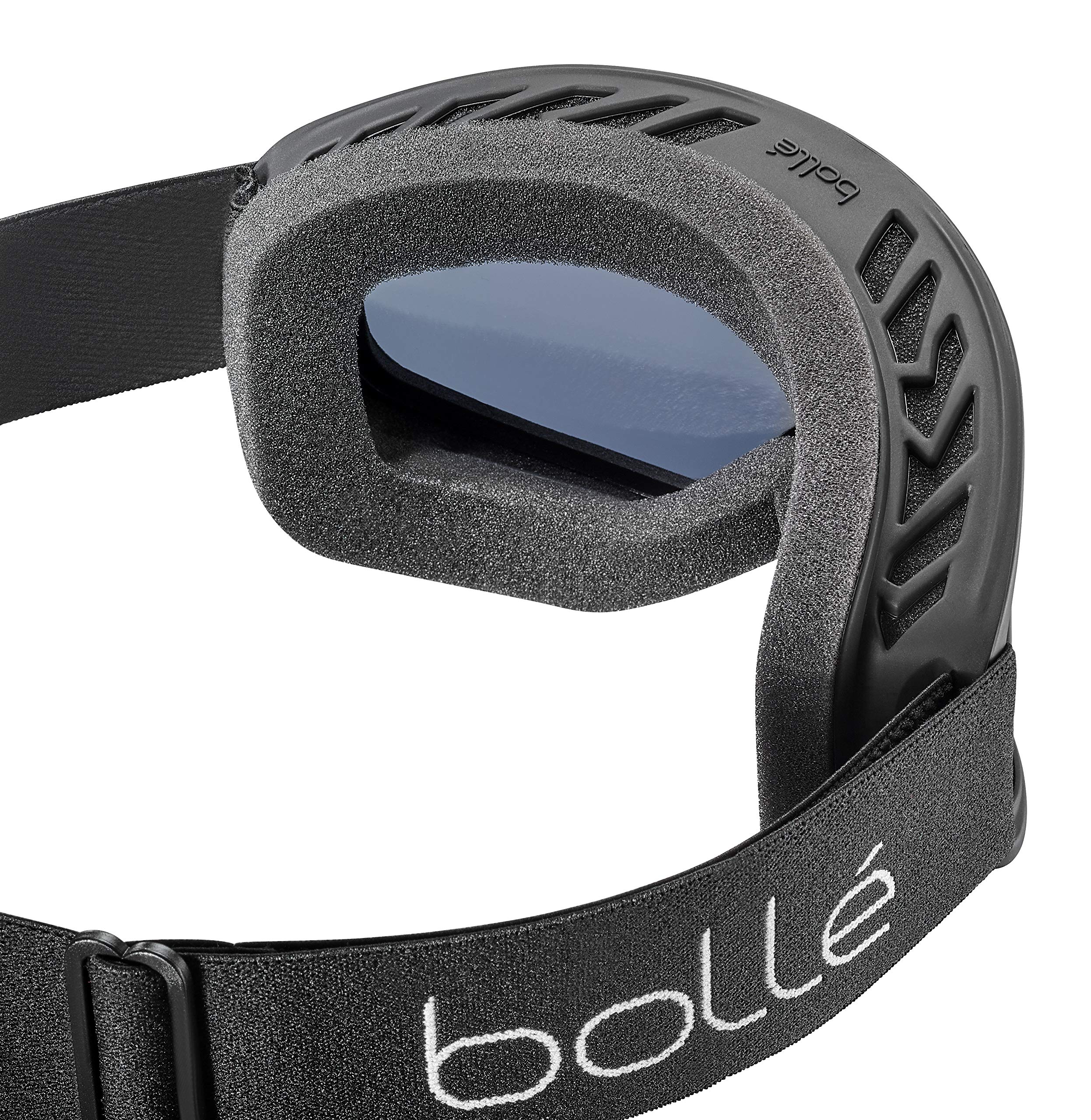 Bollé - Lunettes de ski FREEZE & PLUS Noir mat vision optimale, protection anti-buée et anti-rayures, double écran, cadre ventilé