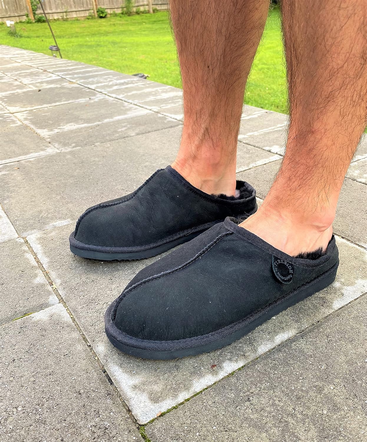 mens dearfoam slippers amazon