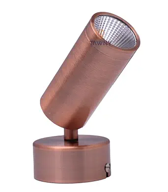 Tawny Rose Gold Finish LED Spotlight,Focus Light,Track Light,Bedroom Reading Display Wall Light(Color-Warm White). (6 watt)