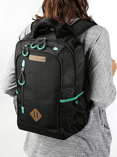 Miniatura 7 de Columbia Carson Pass - Mochila para pañales  Bolsa de pañales grande negra con múltiples bolsillos organizadores y bolsillo térmico para botella con